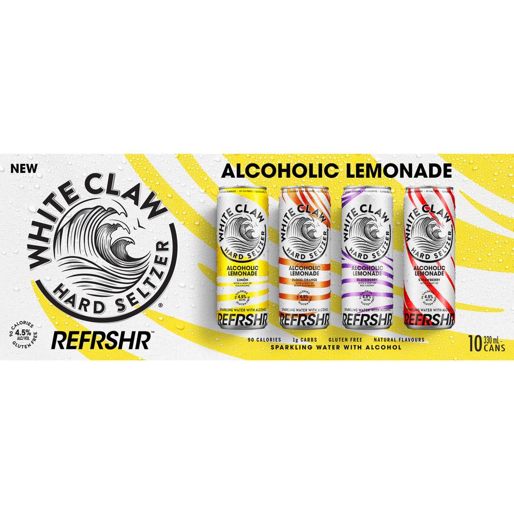 White Claw Seltzer Variety Can 10x330ml