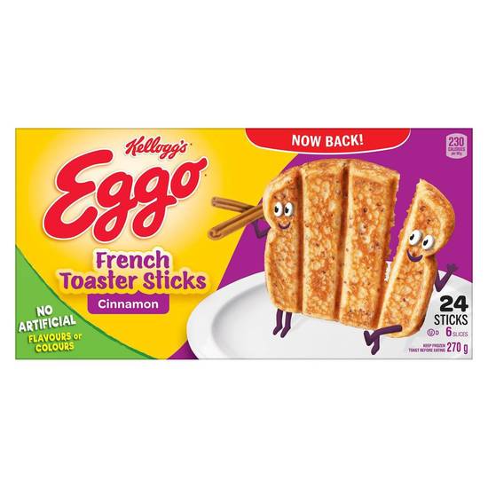 Eggo pain doré en bâton à la cannelle (24 unités, 270 g) - french toaster sticks cinnamon (270 g)