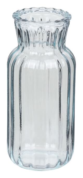 Holiday Home Glass Vase, 5.3 in