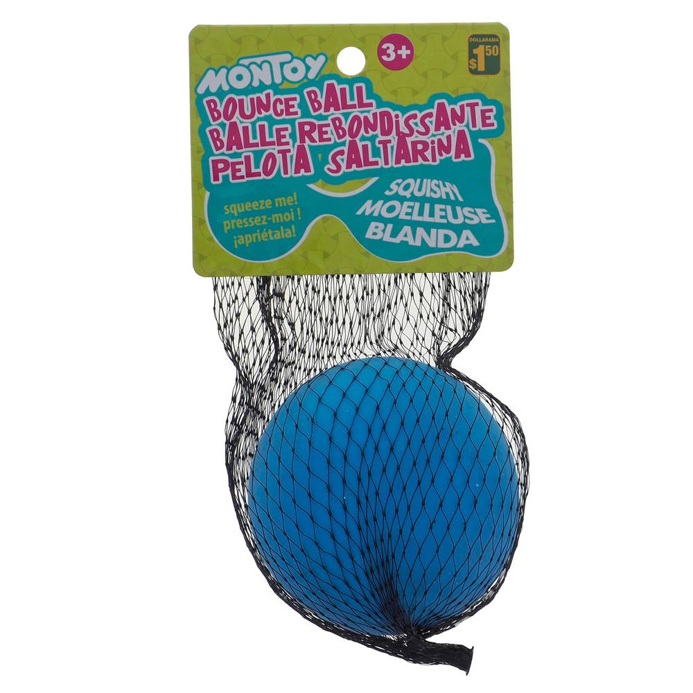 Montoy Squishy Bounce Ball, Neon