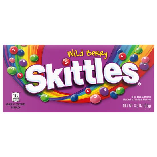Skittles Wild Berry Chewy Candy Theater Size Box