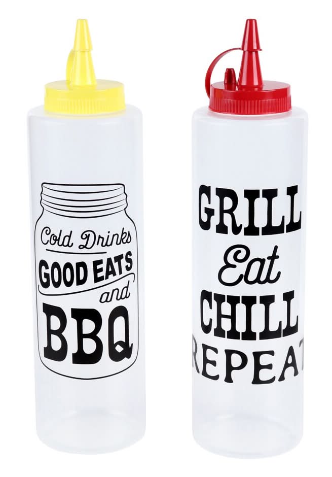 Cooking Concepts Bbq Condiment Bottles 14 oz (2 ct)