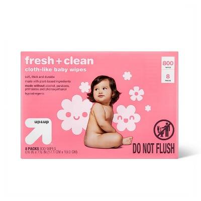 Up&Up Fresh & Clean Scented Baby Wipes (800 ct)