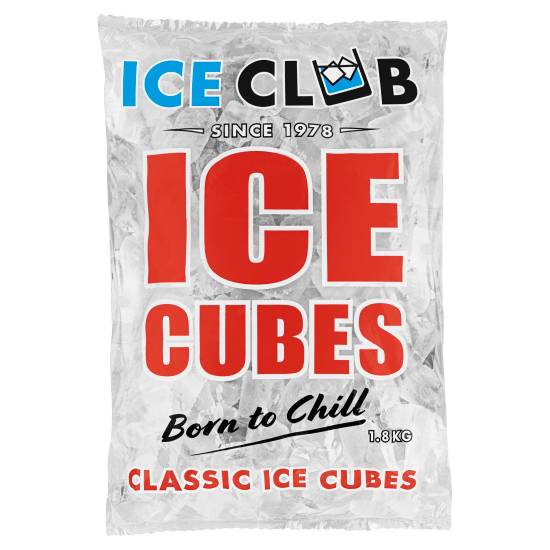 Ice Club Ice Cubes (1.8kg)