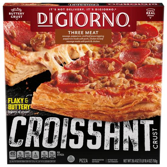 Digiorno Croissant Crust Three Meat Pizza