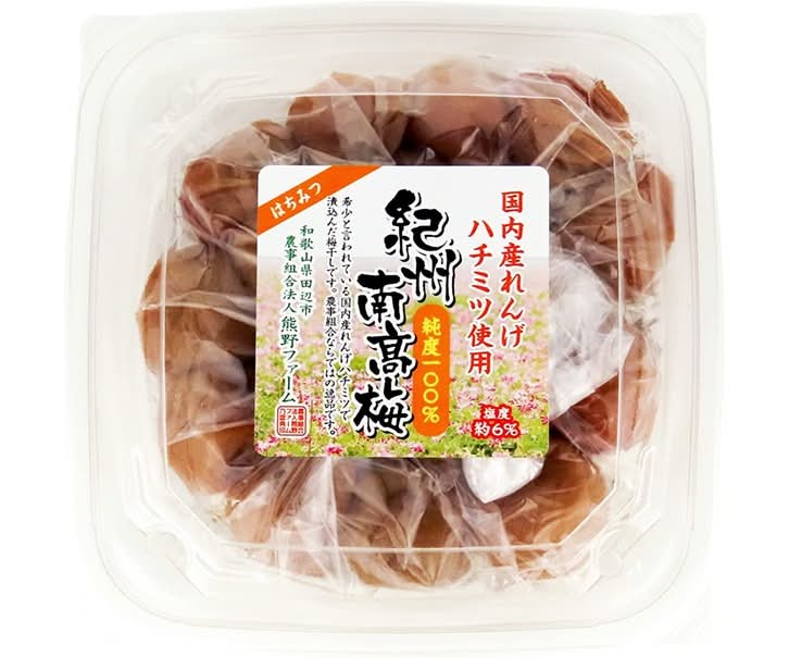 熊野ファーム　国内産れんげはちみつ使用　紀州南高梅　300g　J-478