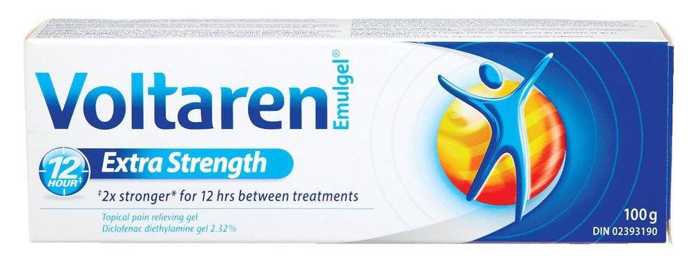Voltaren Emulgel · Extra strength topical pain relieving gel (100 g)