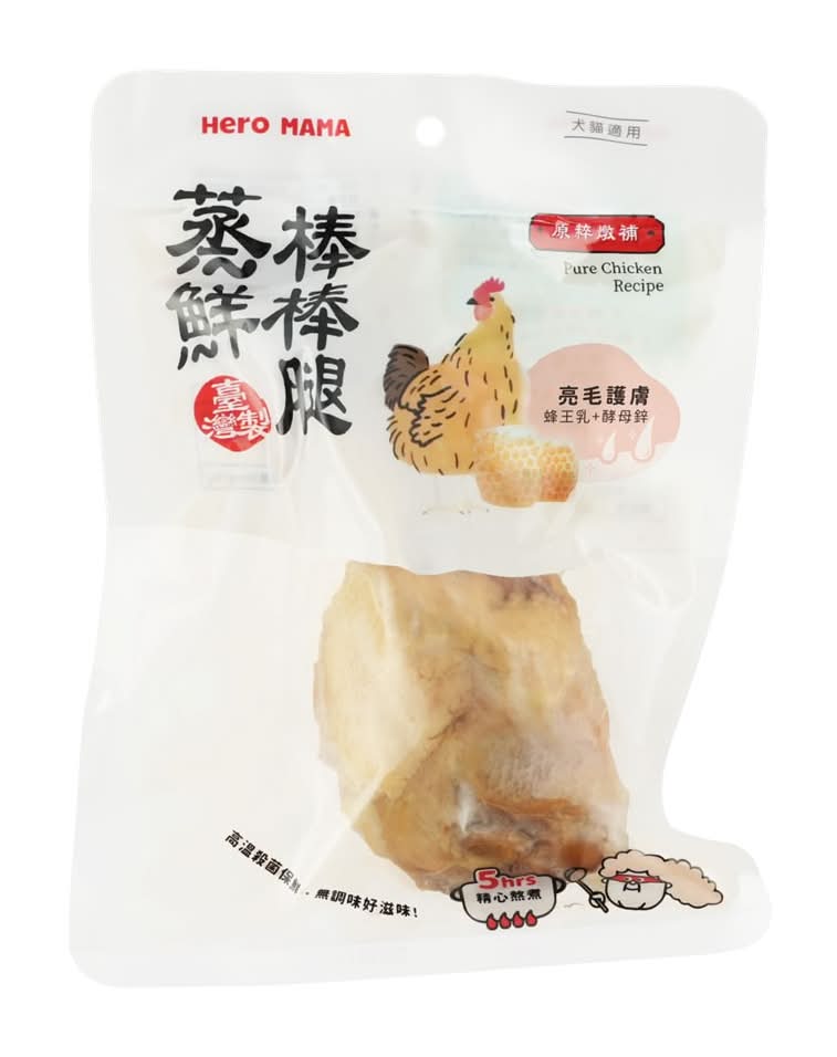 HeroMama-蒸鮮棒棒腿80g-亮毛護膚 <80g克 x 1 x 1Bag包>