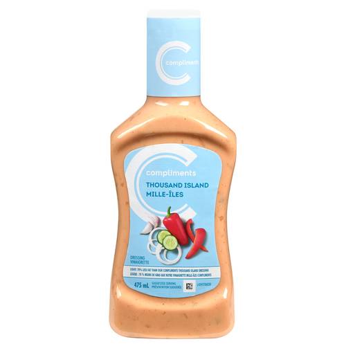 Compliments Dressing Balance Thousand Island 475 ml