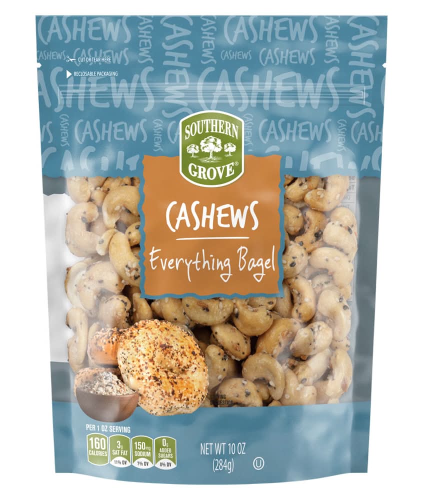 Southern Grove Cashews, Everything Bagel (10 oz)