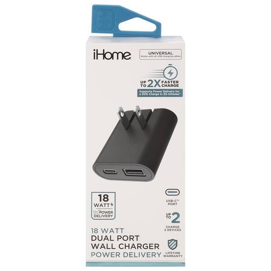 Ihome Dual Port Wall Charger