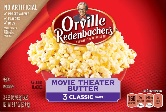 Orville Redenbacher's Movie Theater Butter Popping Corn (3 ct)