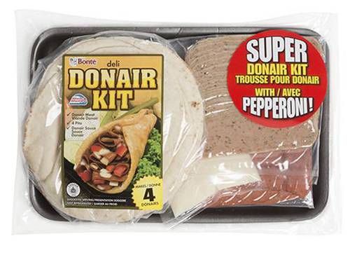 Bonté Deli Donair Kit Limited Super (625 g, 4 ct)