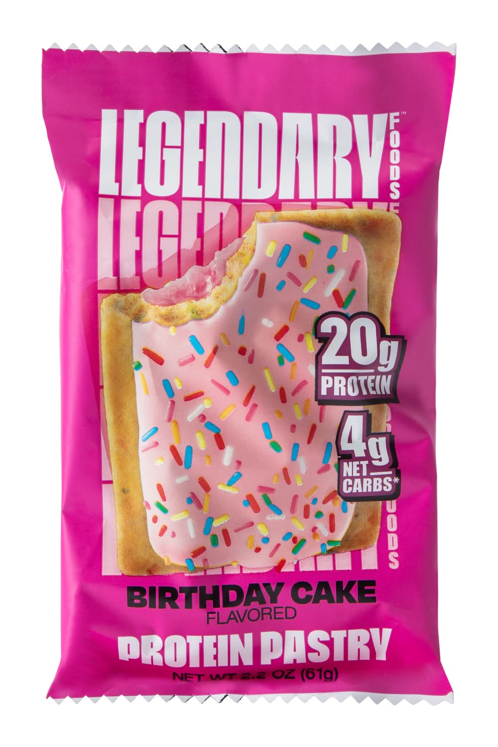 Legendary Foods™ Birthday Cake Protein Pastry 2.2oz Birthday Cake