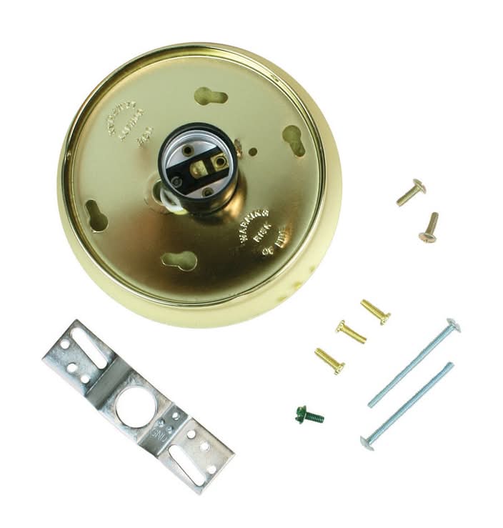 Jandorf Brass Glass Holder Kit 1 Pk