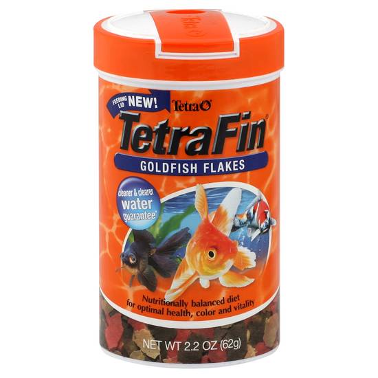 Tetra O Tetra Fin Goldfish Flakes (2.2 oz)