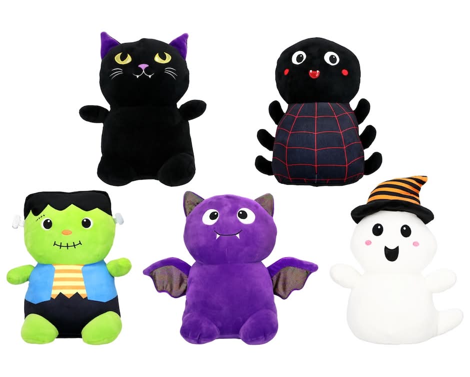 Seasonal Collection Assorted Designs Adorable Halloween Plush Toy