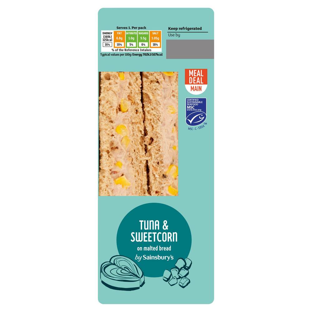 Sainsbury's Tuna & Sweetcorn Sandwich