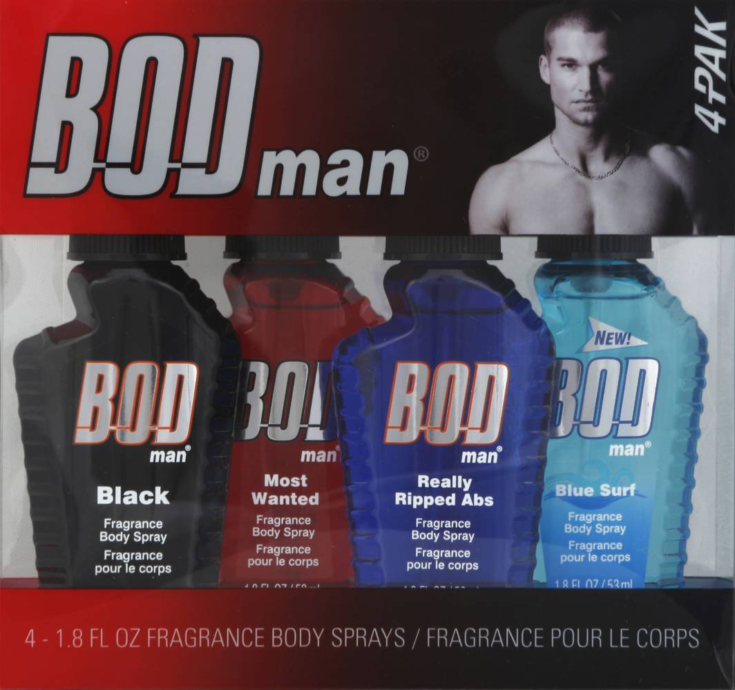 BOD man Fragrance Body Sprays (7.2 fl oz)