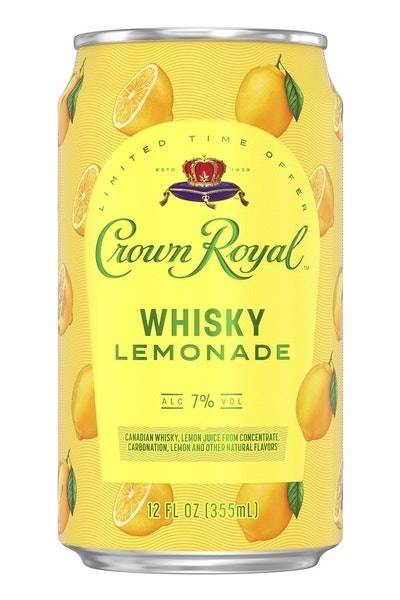 Crown Royal Whisky Lemonade Cocktail (12 fl oz)