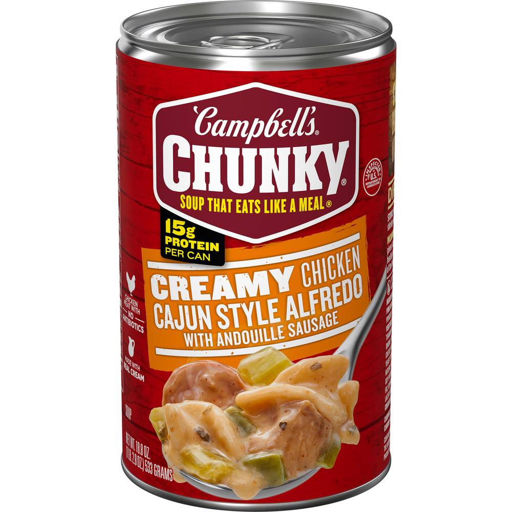 Campbell's Chunky Soup, Creamy Cajun Chicken Alfredo (18.8 oz)