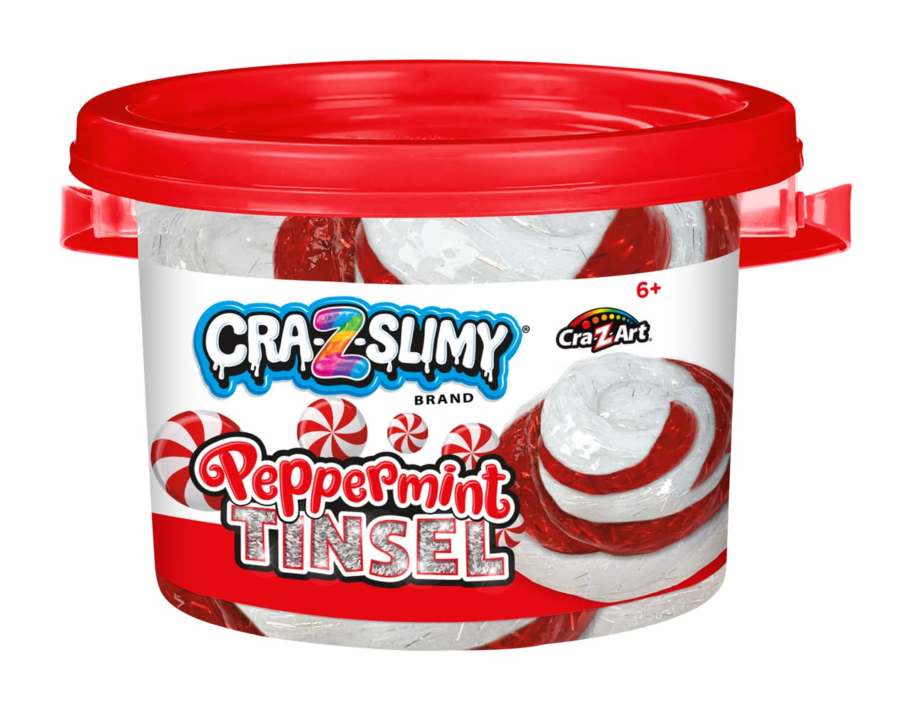 Cra-Z-Slimy® Glitter Slime Tub 24oz Peppermint