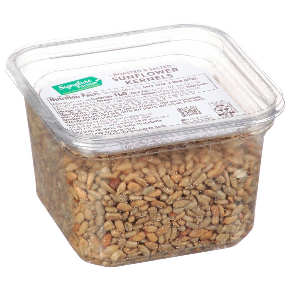 Signature Farms Roasted Salted Sunflower Kernels (10 oz)