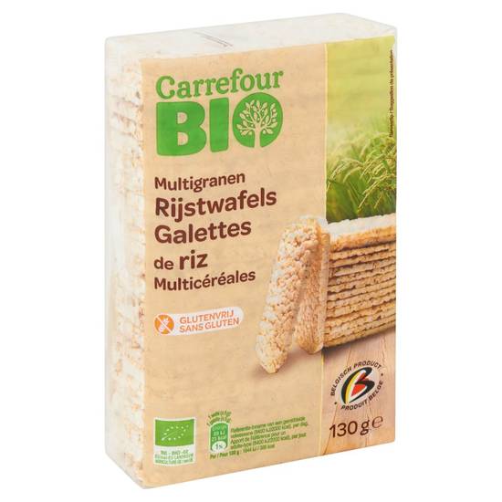 Carrefour Bio Galettes de Riz Multicéréales 130 g
