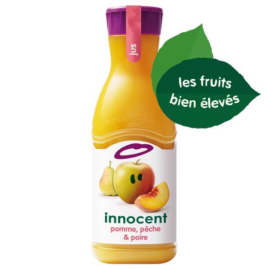 Innocent - Pur jus de pommes poires et pêches (900 ml)