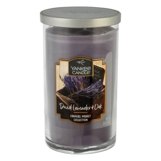 Yankee Candle Farmers Market Collection Dried Lavender & Oak Candle