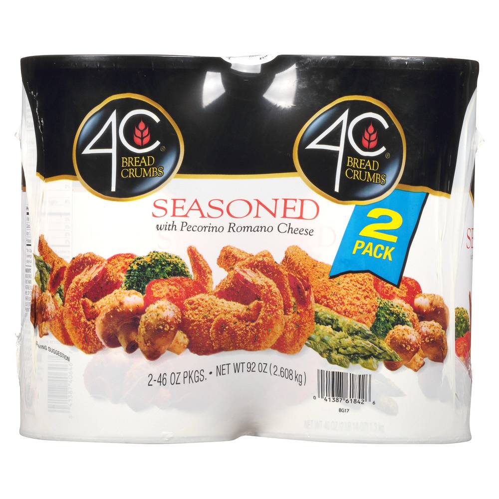 4C Seasoned Bread Crumbs, 46 oz, 2-count