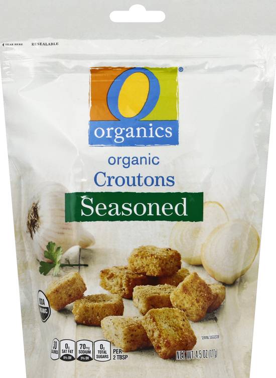 O Organics Organic Seasoned Croutons (4.5 oz)