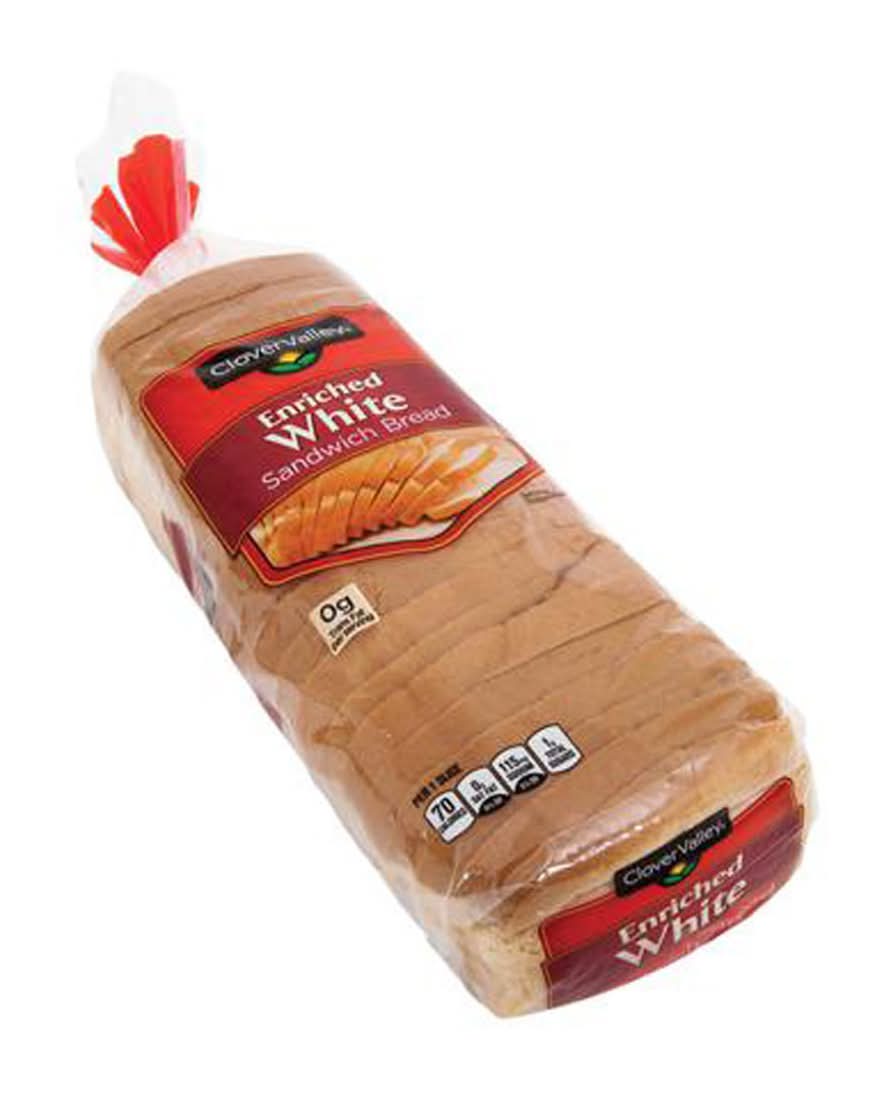 Clover Valley Enriched White Sandwich Bread (20 oz)
