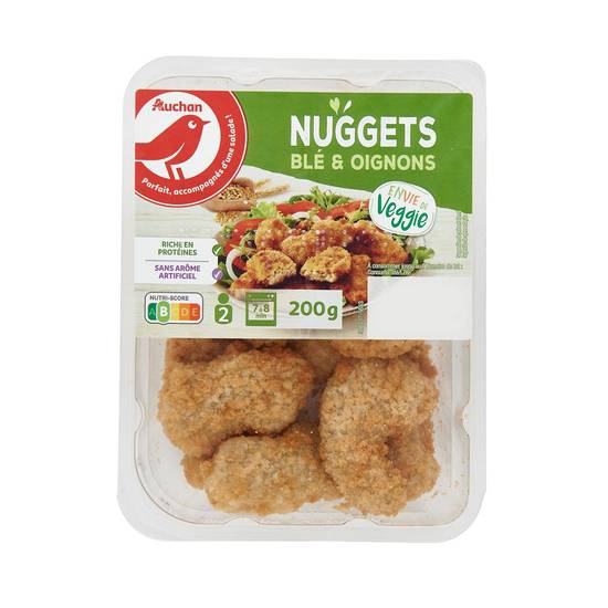Nuggets Blé et Oignons Auchan 200g