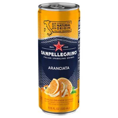 San Pellegrino Aranciata Sparkling Beverage (330ml can)