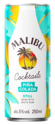 Malibu Piña Colada, Still Pre Mixed Cocktail (250ml)