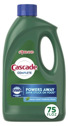 Cascade Complete Gel Dishwasher Detergent 75 oz