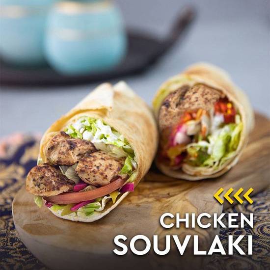 Chicken Souvlaki Wrap
