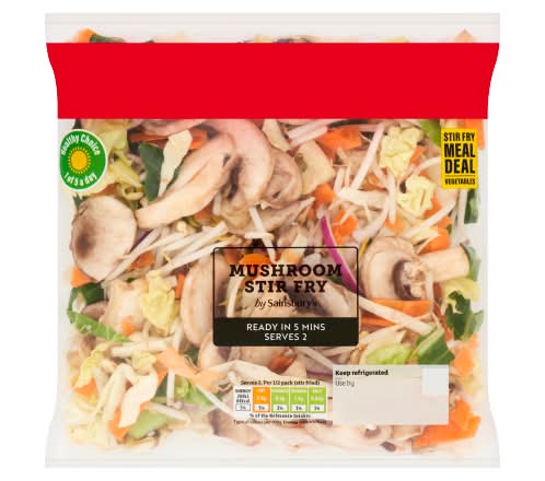 Sainsbury's Inspired To Cook Mushroom Stir Fry (300g)