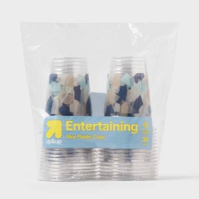 up&up Entertaining Disposable Plastic Cups For Cold Drinks (30 ct)