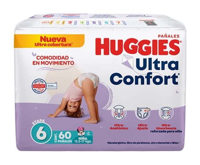 Huggies Pull-Ups · Ultraconfort pañales desechables etapa 6, Etapa 6 (60 un)
