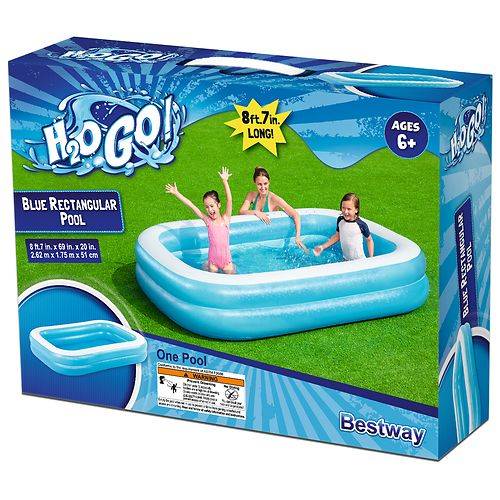 H2O Go Rectangular Pool - 1.0 ea