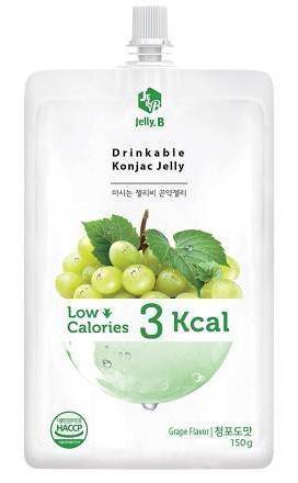 JELLY.B 低卡蒟蒻果凍(青葡萄味)150G(乾貨)^301440304