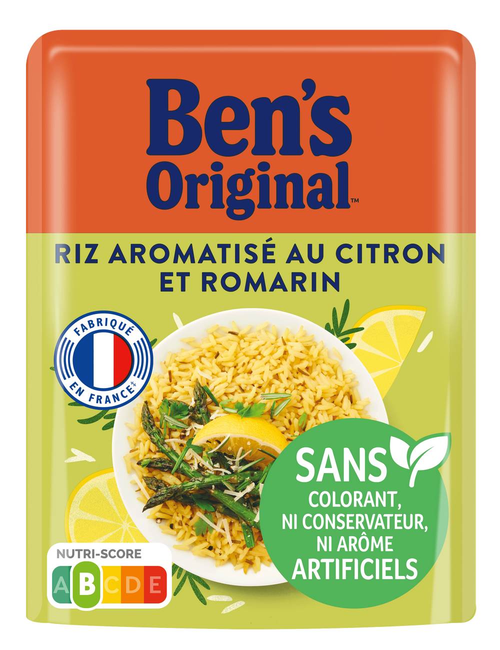 Ben's Original - Riz micro ondable (citron - romarin)