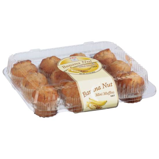 Cafe Valley Bakery Mini Banana Nut Muffins (12 ct)
