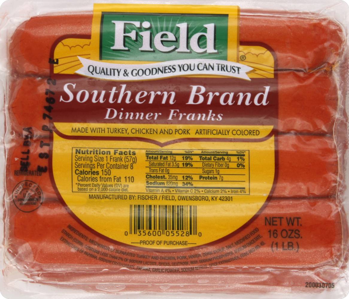Field Southern Style Franks