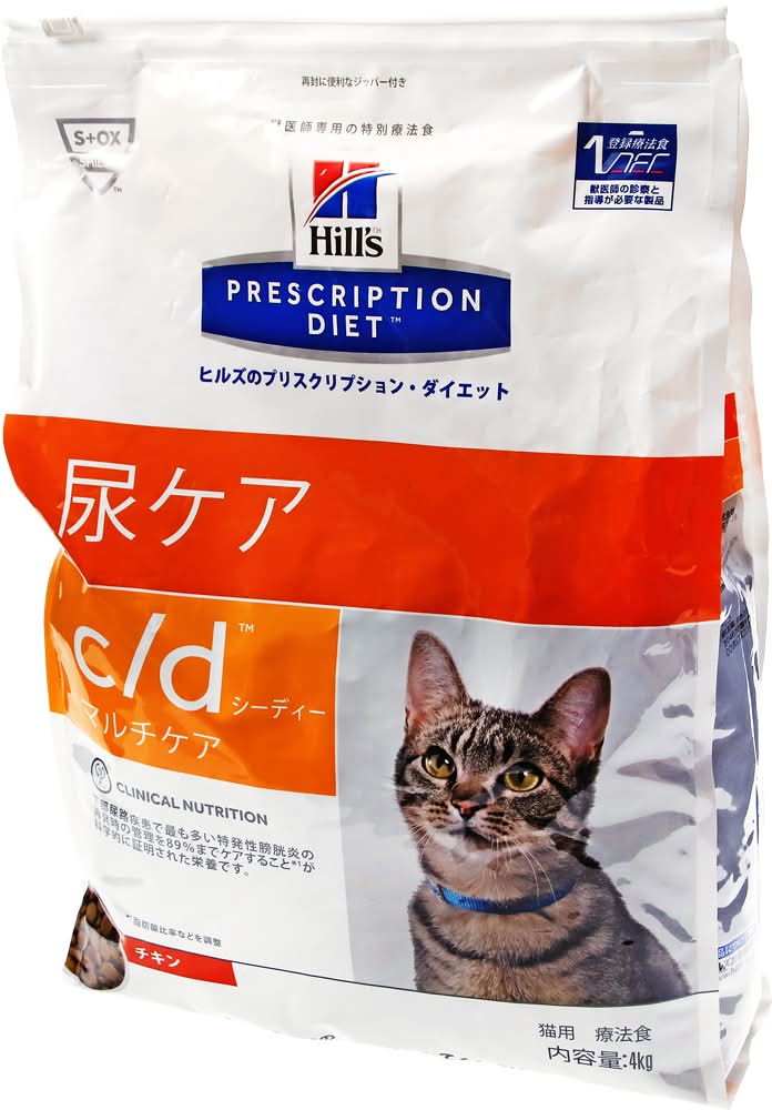 Hill's Prescription Diet c/d 尿ケア 4kg Hill's c/d 療法食 4kg 尿ケア Hill's Prescription Diet c/d マルチ