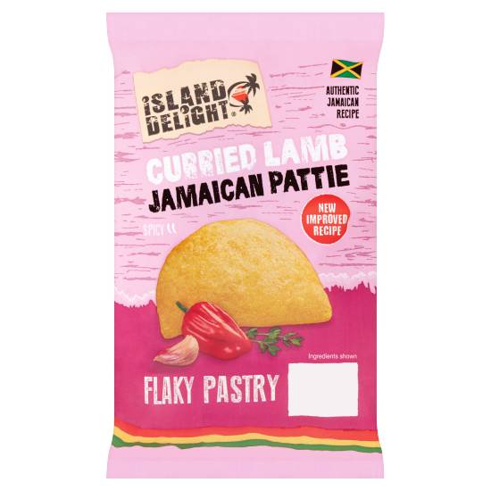 Island Delight Isl& Delight Curried Lamb Jamaican Pattie Flaky Pastry