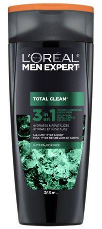 L'oréal L'oreal Paris Men Expert Total Clean 3-in-1 Shampoo (385ml)