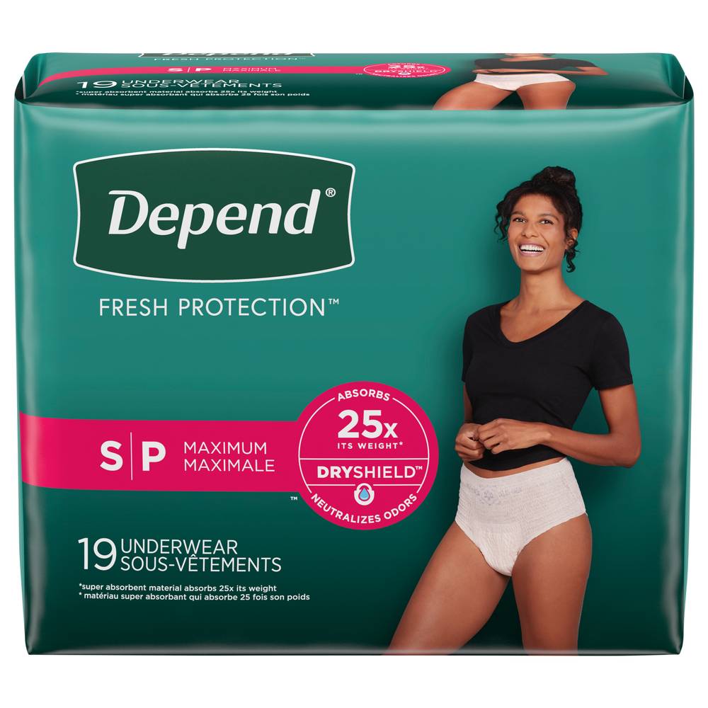 Depend Fit-Flex For Women Maximum Underwear (small)